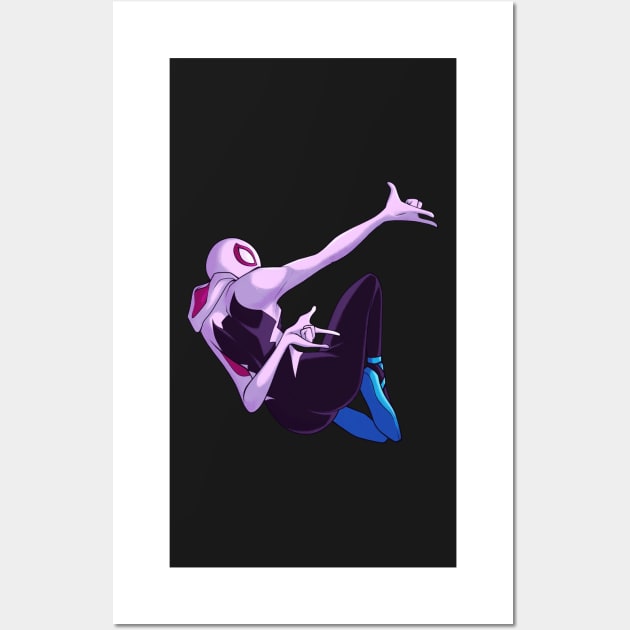 Spider-Gwen Wall Art by instantreigen